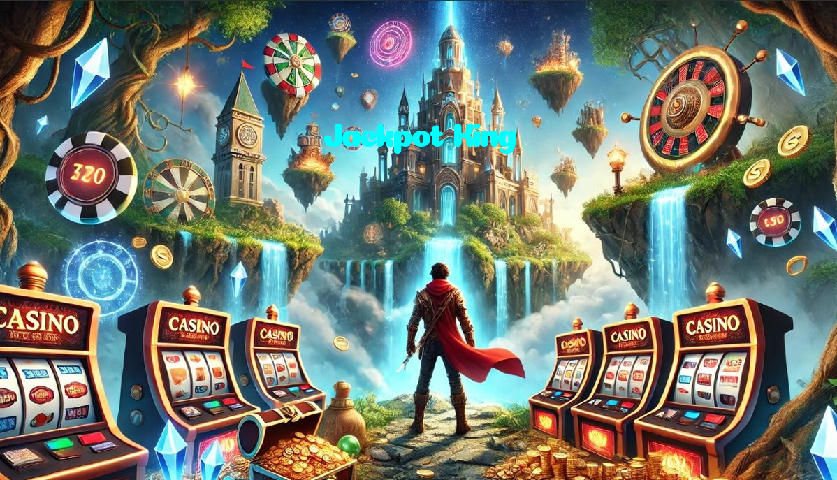 Jackpot King casino presented on mobile device in Pakistan with slots and live games